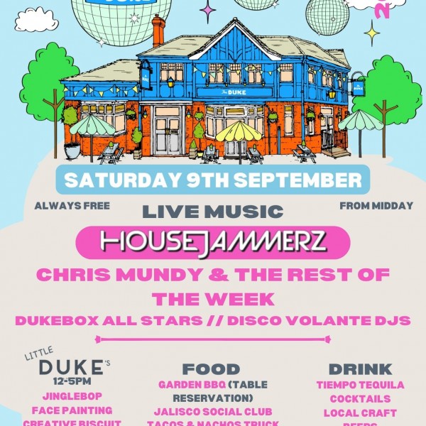 THE DUKE STREET PARTY LINE UP